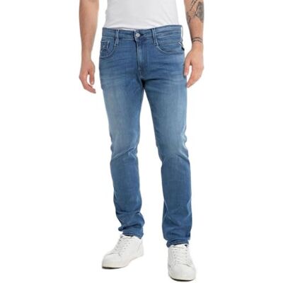 Replay herr Jeans Anbass Powerstretch Denim, Dark Blue 007, 30W / 36L Replay herr Jeans Anbass Powerstretch Denim, Dark Blue 007, 30W / 36L