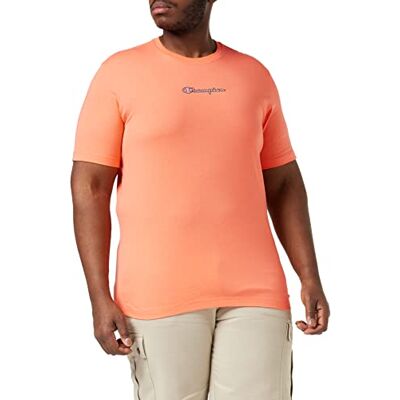 Champion mjuk Fluo S/S t-shirt för män, Salmone, S Champion mjuk Fluo S/S t-shirt för män, Salmone, S
