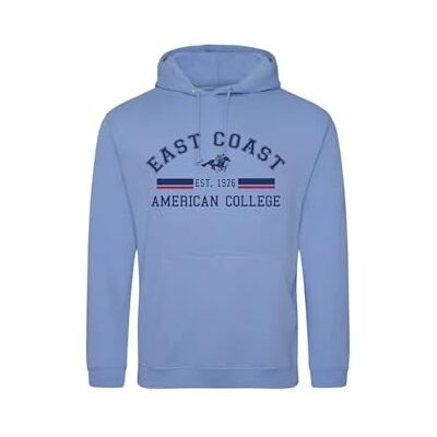 AMERICAN COLLEGE USA Tröja tröja med tryck varma kläder blandade män och kvinnor casual modell ACSCW2 himmelsblå XXL, turkos, XXL AMERICAN COLLEGE USA Tröja tröja med tryck varma kläder blandade män och kvinnor casual modell ACSCW2 himmelsblå XXL, turkos, XXL
