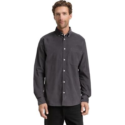 TOM TAILOR herrskjorta, 38326 – Classic Mörkgrå, 3XL TOM TAILOR herrskjorta, 38326 – Classic Mörkgrå, 3XL