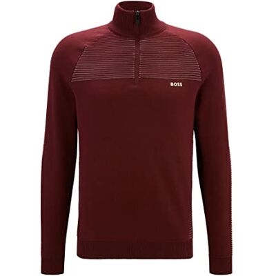 Boss Herr Zandi Knitwear, mörkrosa, L Boss Herr Zandi Knitwear, mörkrosa, L