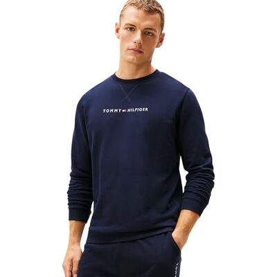 Tommy Hilfiger herr TRACK TOP UM0UM03666 L/S tröja, blå, XL, Blå (ökenhimmel), XL Tommy Hilfiger herr TRACK TOP UM0UM03666 L/S tröja, blå, XL, Blå (ökenhimmel), XL