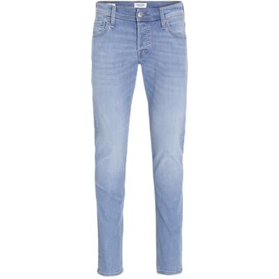 JACK & JONES Slim Fit jeans JJIGLENN JJORIGINAL SQ 330 Slim Fit jeans, Blå denim, 34W / 30L JACK & JONES Slim Fit jeans JJIGLENN JJORIGINAL SQ 330 Slim Fit jeans, Blå denim, 34W / 30L