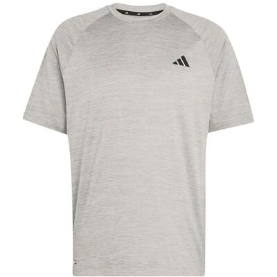 adidas herr Tech Essentials Workout Shirt, grey two/ch solid grey, M adidas herr Tech Essentials Workout Shirt, grey two/ch solid grey, M