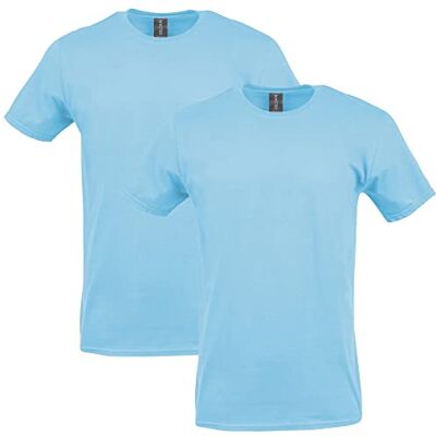 Gildan 64000 – Softstyle kortärmad t-shirt för män, Ljusblått, L Gildan 64000 – Softstyle kortärmad t-shirt för män, Ljusblått, L