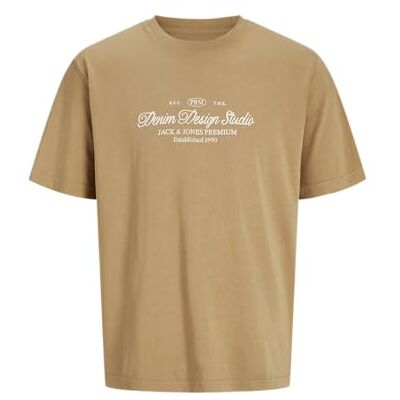 JACK & JONES Jprblulucas Ss Tee, Tannin, M JACK & JONES Jprblulucas Ss Tee, Tannin, M