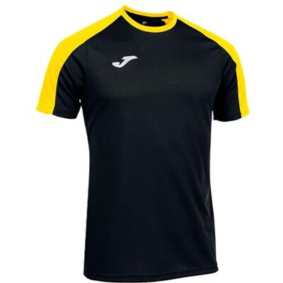 Joma Kortärmad Eco Championship T-shirt, svart/gul, XXXXXXS Joma Kortärmad Eco Championship T-shirt, svart/gul, XXXXXXS