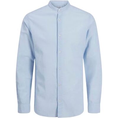 JACK & JONES JJEBREEZE band skjorta LS SN, Chambray Blue, S JACK & JONES JJEBREEZE band skjorta LS SN, Chambray Blue, S