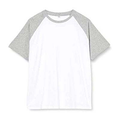 Build Your Brand T-shirt för män, raglan kontrast-t-shirt, T-shirt med raglanärmar, rund hals, normal passform Build Your Brand T-shirt för män, raglan kontrast-t-shirt, T-shirt med raglanärmar, rund hals, normal passform
