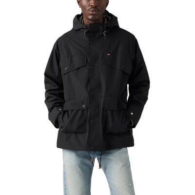 Levi's Marina Utility Parka Jet Black Levi's Marina Utility Parka Jet Black
