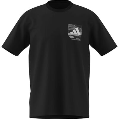 adidas Mezczyzni CAMO WOVEN POCKET GRAPHIC T-SHIRT, black, XXL adidas Mezczyzni CAMO WOVEN POCKET GRAPHIC T-SHIRT, black, XXL