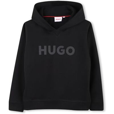 HUGO G00446 tröja för pojkar, Svart, 10 år HUGO G00446 tröja för pojkar, Svart, 10 år