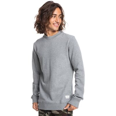 Quiksilver Essentials Crew Terry sweatshirt för män Quiksilver Essentials Crew Terry sweatshirt för män
