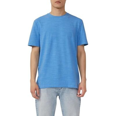 s.Oliver Melerad T-shirt i bomullsblandning, Kungsblå, XXL s.Oliver Melerad T-shirt i bomullsblandning, Kungsblå, XXL