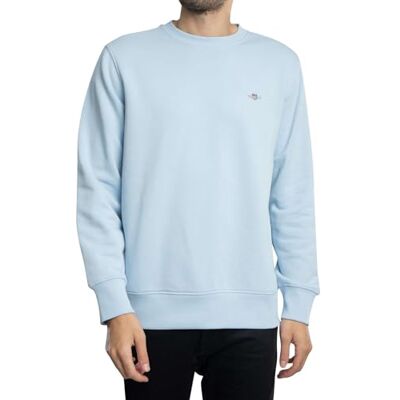 GANT Herr Sweat À Capuche Régulier, Fresh Blue, XL GANT Herr Sweat À Capuche Régulier, Fresh Blue, XL
