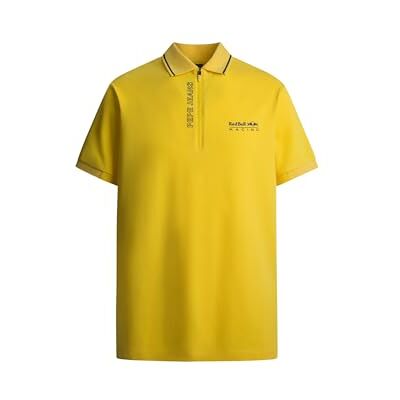 Pepe Jeans Red Bull Racing X herr RBR sport dragkedja polo, gul (gul), L, Gul (gul), L Pepe Jeans Red Bull Racing X herr RBR sport dragkedja polo, gul (gul), L, Gul (gul), L