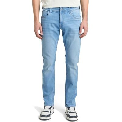 TOM TAILOR Denim 1045758 Jeans, Light Stone Bright Blue Denim 10151-Brädspel (1 st), färg, 28 W/32 L herr TOM TAILOR Denim 1045758 Jeans, Light Stone Bright Blue Denim 10151-Brädspel (1 st), färg, 28 W/32 L herr