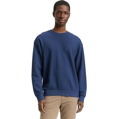 TOM TAILOR Denim herr sweatshirt, 11210 – Ocean Night Blue, M TOM TAILOR Denim herr sweatshirt, 11210 – Ocean Night Blue, M
