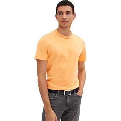 TOM TAILOR Herr T-shirt 1035552, 22225 Washed Out Orange, L TOM TAILOR Herr T-shirt 1035552, 22225 Washed Out Orange, L