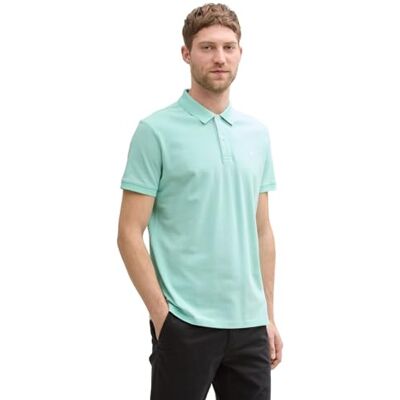 TOM TAILOR pikétröja för män, 37105 – Bright Mint Green, M TOM TAILOR pikétröja för män, 37105 – Bright Mint Green, M