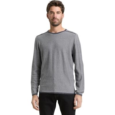 TOM TAILOR herrtröja, 39199 – Offwhite Navy Stripe, 3XL TOM TAILOR herrtröja, 39199 – Offwhite Navy Stripe, 3XL