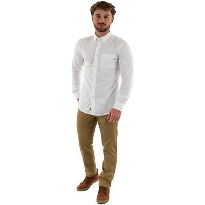Dockers Men's Stretch Oxford Shirt, Paper White, S Dockers Men's Stretch Oxford Shirt, Paper White, S