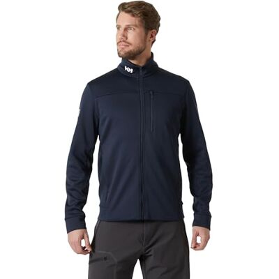 Helly Hansen Mens Crew Fleece Jacket, 4XL, Navy Helly Hansen Mens Crew Fleece Jacket, 4XL, Navy