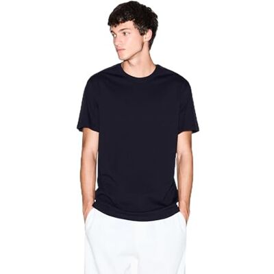 Giorgio Armani Men's Essential, kortärmad t-shirt, blå, S, djup marin, S Giorgio Armani Men's Essential, kortärmad t-shirt, blå, S, djup marin, S