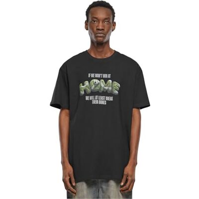 Tee Upscale män t-shirt hem tung oversize te, tryck t-shirt för män, överdimensionerad passform, streetwear, svart, S Tee Upscale män t-shirt hem tung oversize te, tryck t-shirt för män, överdimensionerad passform, streetwear, svart, S