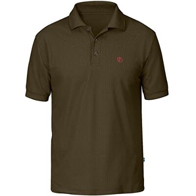 Fjällräven herr t-shirt Crowley Pique Mörk oliv Medium Fjällräven herr t-shirt Crowley Pique Mörk oliv Medium