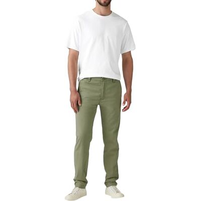 Levi's herr XX Chino Standard II byxor, Djupt ljus grön, 28W / 32L Levi's herr XX Chino Standard II byxor, Djupt ljus grön, 28W / 32L