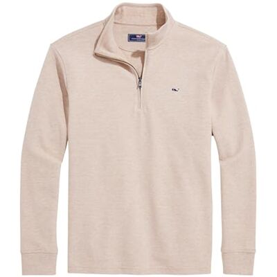 Vineyard Vines mäns saltvatten kvarts-dragkedja pullover tröja, Officer Khaki, L Vineyard Vines mäns saltvatten kvarts-dragkedja pullover tröja, Officer Khaki, L