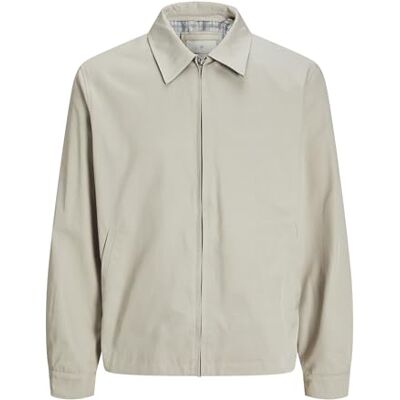 JACK & JONES Flygplan jacka för män, Silverfoder, M JACK & JONES Flygplan jacka för män, Silverfoder, M