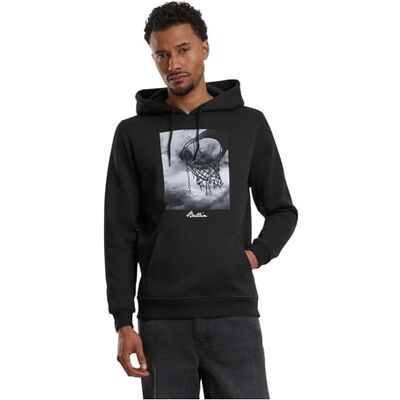 Tee sweatshirt med huva för män, svart, L Tee sweatshirt med huva för män, svart, L