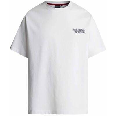 Red Bull Racing X Pepe Jeans herr reflekterande logotyp t-shirt vit (vit), XL, Vit (vit), XL Red Bull Racing X Pepe Jeans herr reflekterande logotyp t-shirt vit (vit), XL, Vit (vit), XL