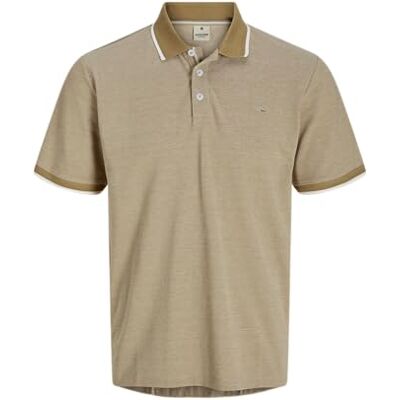 JACK & JONES Jprblualves Ss Polo Noos, Tannin, M JACK & JONES Jprblualves Ss Polo Noos, Tannin, M