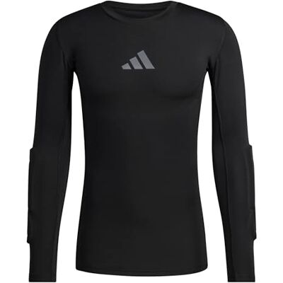 adidas herr Padded Goalkeeper Baselayer Longsleeve Shirt, black, XS adidas herr Padded Goalkeeper Baselayer Longsleeve Shirt, black, XS
