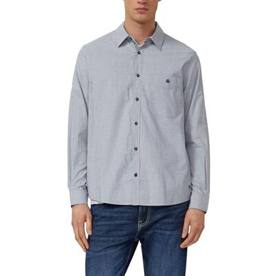 s.Oliver Chambray-skjorta med bröstficka, 58k2, XXL s.Oliver Chambray-skjorta med bröstficka, 58k2, XXL