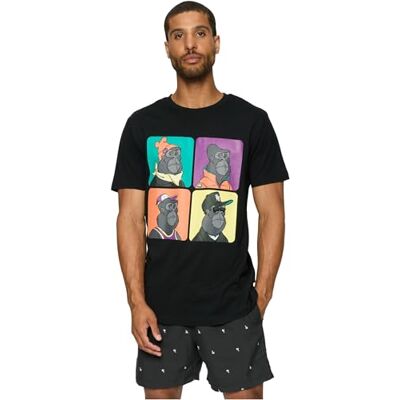 Herren T-Shirt Bored Gorilla Tee black XS Herren T-Shirt Bored Gorilla Tee black XS