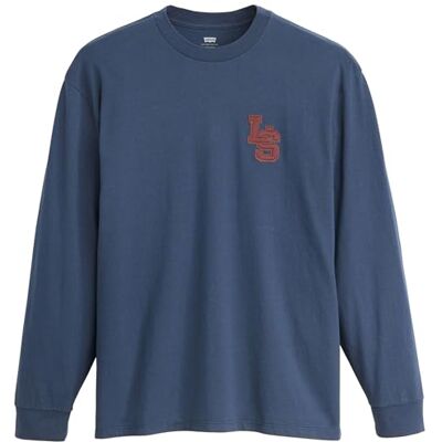 Levi's Ls Classic Relaxed T-shirt för män, monogram spellbound, S Levi's Ls Classic Relaxed T-shirt för män, monogram spellbound, S