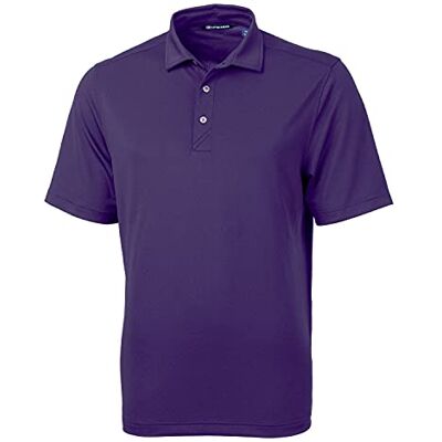Cutter & Buck Herr kortärmad Virtue Eco Pique återvunnen polotröja, college lila, medium Cutter & Buck Herr kortärmad Virtue Eco Pique återvunnen polotröja, college lila, medium