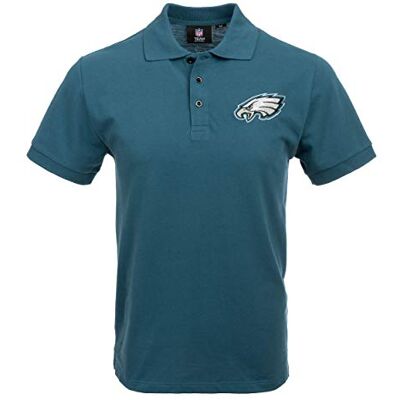 FOCO Uni-Vuxen NFL Team Logo Polo Kortärmad skjorta, Avslappnad färg, M FOCO Uni-Vuxen NFL Team Logo Polo Kortärmad skjorta, Avslappnad färg, M