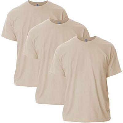 Gildan Herr Ultra Cotton Style G2000 multipack t-shirt, sand (3-pack) X-large Gildan Herr Ultra Cotton Style G2000 multipack t-shirt, sand (3-pack) X-large