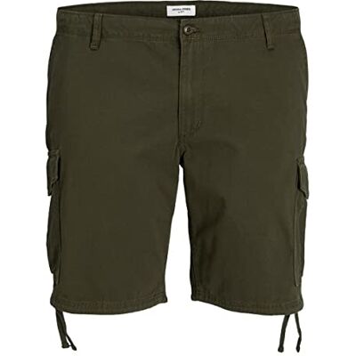 JACK & JONES JACK&JONES PLUS JPSTMARLEY JJCARGO shorts ANA PLS, Skogsnatt, 46 JACK & JONES JACK&JONES PLUS JPSTMARLEY JJCARGO shorts ANA PLS, Skogsnatt, 46