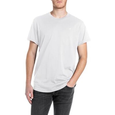 Replay herr tshirt, 011 Naturligt vitt, M Replay herr tshirt, 011 Naturligt vitt, M