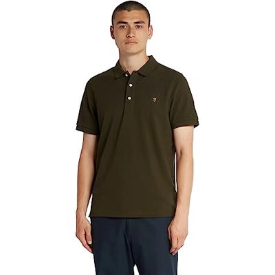 Perry Ellis Farah Blanes Polo tröja herr, Färg: grön, XL Perry Ellis Farah Blanes Polo tröja herr, Färg: grön, XL