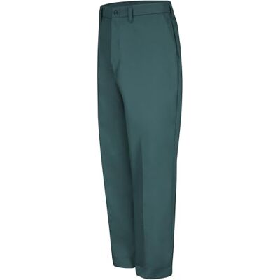 Red Kap mens Wrinkle-free work utility pants, Spruce Green, 33W x 32L US Red Kap mens Wrinkle-free work utility pants, Spruce Green, 33W x 32L US