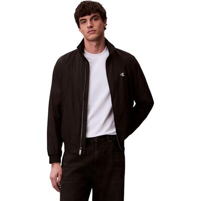 Calvin Men'sLs ofylld nylon Harrington Jkt LV04RF520Gjackor, svart, M Calvin Men'sLs ofylld nylon Harrington Jkt LV04RF520Gjackor, svart, M