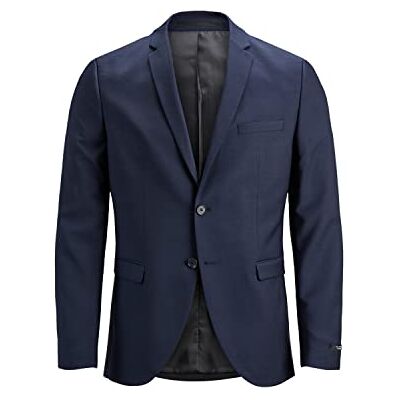 JACK & JONES Jprsolaris Suit Noos för män, Mörk marinblå/passform: supersmal, 52 JACK & JONES Jprsolaris Suit Noos för män, Mörk marinblå/passform: supersmal, 52