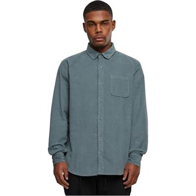 Urban Classics Manchesterskjorta enfärgad med knappslå och knapp down krage, manchester skjorta i 5 färger, storlek S till 5XL, DustyBlue, S Urban Classics Manchesterskjorta enfärgad med knappslå och knapp down krage, manchester skjorta i 5 färger, storlek S till 5XL, DustyBlue, S